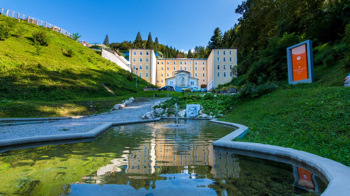 Rimske Terme spa resort with acrothermal water for rheumatism and musculoskeletal disorders