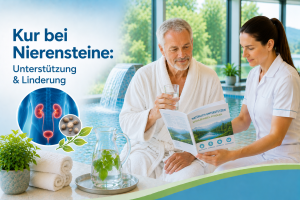 Nierensteine und Trinkkur mit Heilbad sowie Kuranwendungen für Nieren und Stoffwechsel